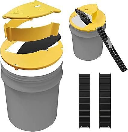 Humane Slide Bucket Mouse Trap with Ramp – Safe, Reusable & Pet-Friendly